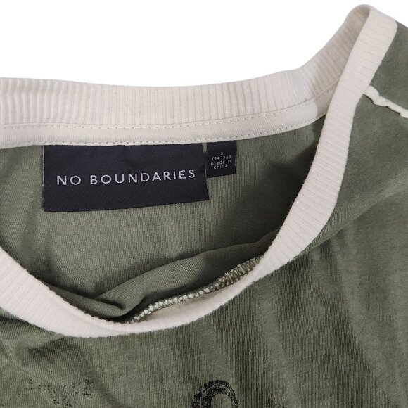 Vintage-Look No Boundaries East Side Baseball Graphic Tee Green Small - Picture 3 of 10